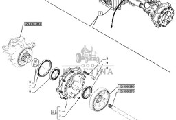 New Holland T6070 Piasta 47924204
