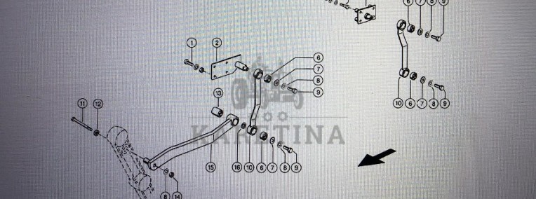 Ogranicznik Claas Mega 370-340 Nr kat. 000 647 578 0 Nr kat. 000 647 578 0-1