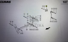 Ogranicznik Claas Mega 370-340 Nr kat. 000 647 578 0 Nr kat. 000 647 578 0