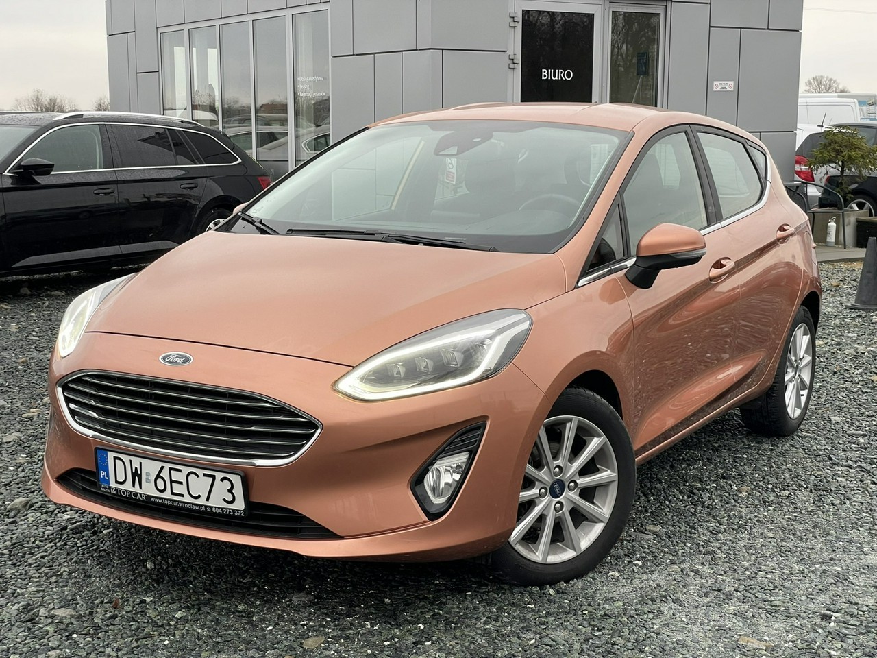 Ford Fiesta IX 1.0 Ecoboost 100KM, 2018/2019 Titanium, Led, kamera, Salon PL