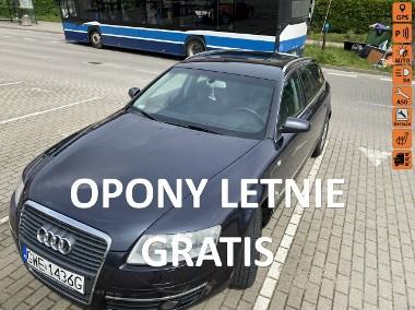 Audi A6 III (C6) Idealny stan, ksenony, welury, pół skóry, pełen serwis, 2 kpl. opon-1