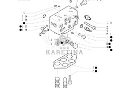 New Holland T6010 T6090 T7230 Zawór sterujący 5195592