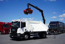 Scania P380 P 320 / XT / E6 / WYWROTKA + HDS / HIAB 082 / ŁYŻKA / ROTATOR / PILOT