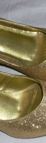 X-PRESS złote buty szpilki wizytowe j nowe 36 36,5-4