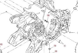 Fendt Vario 1038 1042 1046 1050 GEN 3 Obudowa Środkowa Centralna Przedniej Osi F530300210260