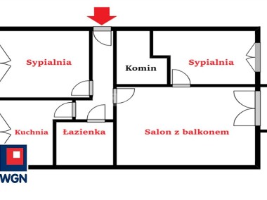 Mieszkanie, sprzedaż, 55.00, Zawiercie, Zawiercie, Zawierciański (pow.)-1