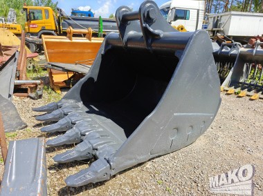 Łyżka 165cm do koparki Miller fi 100 / Nowe zęby skalne systemu CAT J450-1