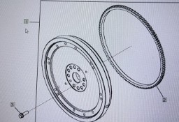 JOHN DEERE DZ103007/koło zamachowe/8345R 7230R 7250R 7310R 8320RT 8335R 8360R 9370R