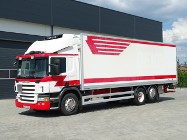 Scania SCANIA P 400 Chłodnia Pełny Serwis ASO Sprowadzony 3 Osie, Dwa Parowniki Os Skrętna i Podnoszona, Kurtyna PVC, Hak Doln