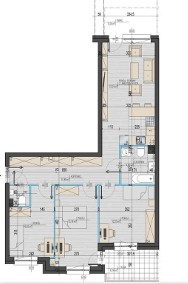 Przestronne mieszkanie o powierzchni 77 m2-2