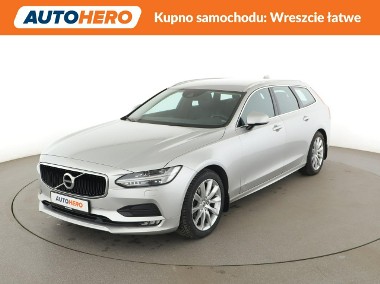 Volvo V90 II 2.0D Automat Momentum Pro Navi Tempomat Grzane Fotele Skóra Asystenc-1