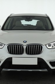 BMW X1 F48 , Salon Polska, Serwis ASO, 190 KM, Automat, Skóra, Navi,-2
