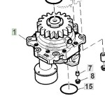 John Deere 8600 Skrzynia Biegów Przekładnia CZĘŚCI AXE68810