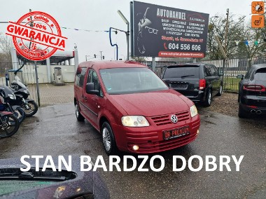 Volkswagen Caddy III 1.9 TDI 105 KM, Klimatyzacja, Grzane Fotele, Isofix, Tempomat, Hak-1