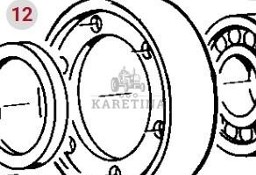 Fendt Favorit 514 Pokrywa CZĘŚCI 162126321120