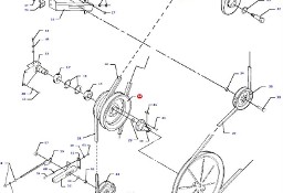 Massey Fergusson MF 30 - koło pasowe D28430050