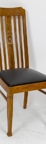 Secesja krzesła 4 + 2 fotele secesyjne repliki dębowe nowe-3