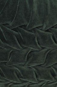 vidaXL Puf, aksamit bawełniany, marszczony, 40 x 30 cm, zielony 284033-2