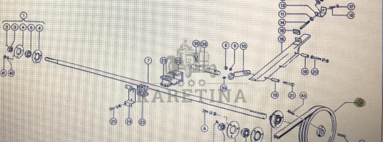 Koło pasowe Class Mega 370-340 Nr katalogowy 000 628 739 1-1