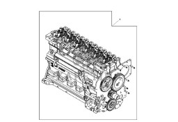 John Deere 9470RX - Zespół bloku komplet. reg. SE502569 (Silnik)