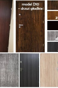 Drzwi wejściowe z montażem ZEWNĘTRZNE drewniane, metalowe do mieszkań, domów-2