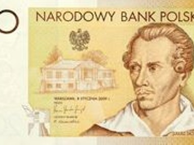 Banknot kolekcjonerski 20 złotych - Juliusz Słowacki. Stan: UNC-1
