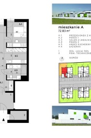 Mieszkanie, sprzedaż, 72.83, Ornontowice, Ornontowice (gm.), Mikołowski (pow.)-3