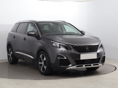 Peugeot 5008 , Salon Polska, Serwis ASO, Skóra, Navi, Klimatronic,-1