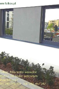 Folia lustro weneckie na okna do mieszkania Warszawa -Gdy zaglądają Ci do mieszk-2