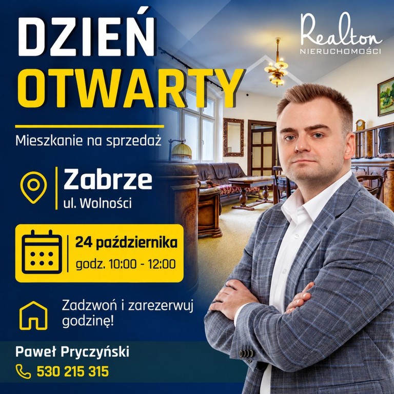 Mieszkanie na sprzedaż, 4 pokoje, 143 m², Zabrze