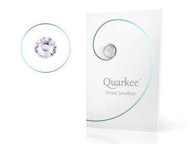 biżuteria nazębna Quarkee Pale Lilac 2,2mm kryształek na ząb 1 szt-1