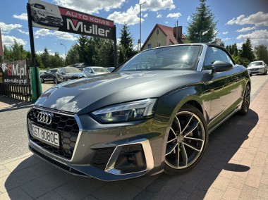 Cabrio 2,0 Benzyna-204KM Quattro, S-Line, Hak, Zarejestrowany, Automat-1