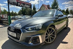 Audi A5 IV Cabrio 2,0 Benzyna-204KM Quattro, S-Line, Hak, Zarejestrowany, Automat