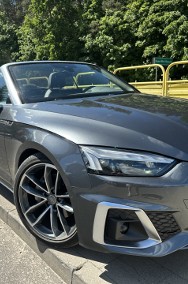 Cabrio 2,0 Benzyna-204KM Quattro, S-Line, Hak, Zarejestrowany, Automat-2