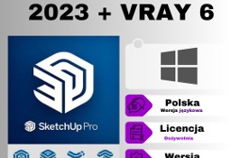 SketchUP Pro 2023 + Vray 6 | Licencja Wieczysta | Windows / MacOS