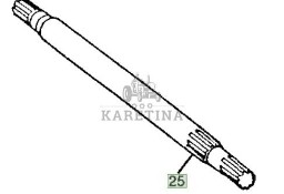 John Deere 7600 7700 7800 Wał PTO R99088