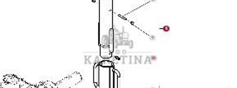 Valtra S274 S294 S324 S394 Fendt S927 S930 S933 S939 Wieszak Ramię Łącznik Jarzmo 4375035M91-1