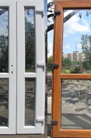 Drzwi PCV szyba 160x210 Klamka i wkładka do zamka GRATIS kolor biały-2