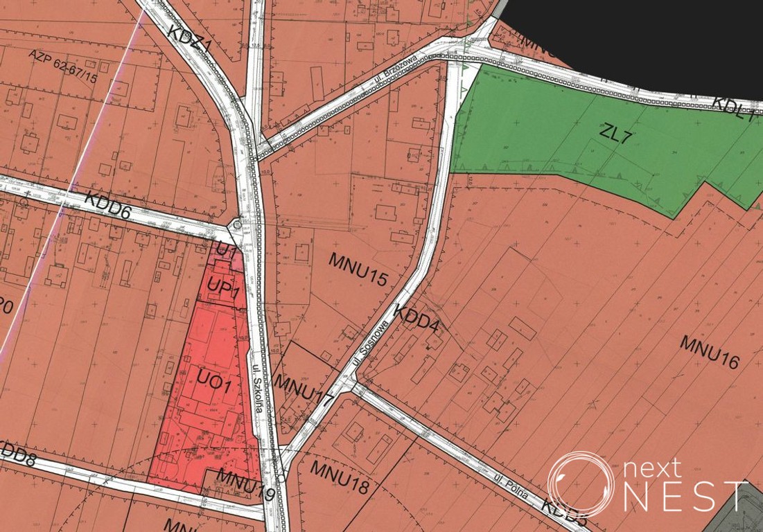 Działka mieszkaniowo-usługowa 1980 m², Cendrowice - Widok 6