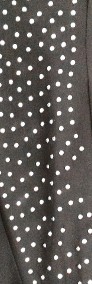 Czarna bluzka tunika H&M L 40 lekka zwiewna nity cekiny asymetryczna-4