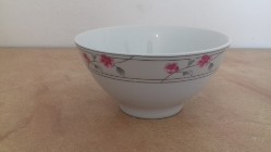 Salaterka ceramiczna w różowe kwiaty, do sprzedania