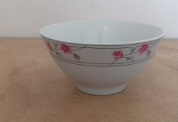 Salaterka ceramiczna w różowe kwiaty, do sprzedania
