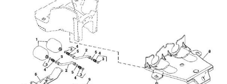 RE576625 John Deere 8345R - Akumulator hydrauliczny-1