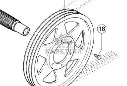 Claas Lexion 740 750 760 Koło Pasowe Napędu Rotora 0007448340 00 0744 834 0