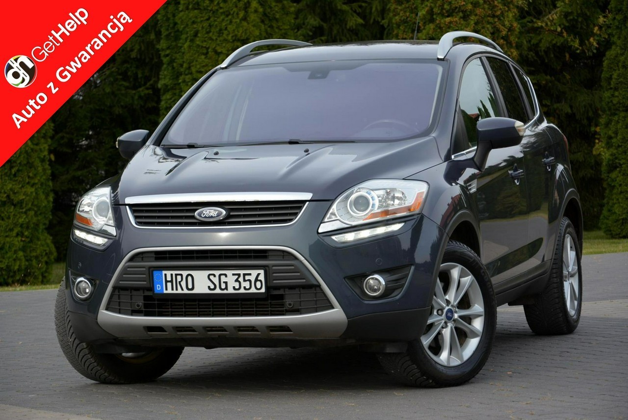 Ford Kuga II Titanium Skóry Bi-Xenon Ledy 4x4 Duża Navi Kamera 2xParktr. ALU17