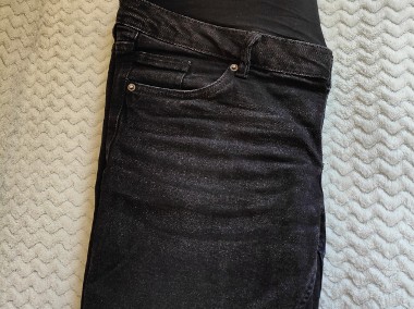 Spodnie ciążowe jeansowe o prostym kroju -2