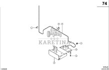 Claas Lexion 600 CZUJNIK NACHYLENIA 0000117871 (Elektryka, kwantymetr - czujnik nachylenia)
