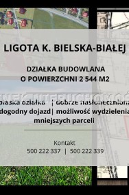 Działka, sprzedaż, 2544.00, Ligota, Czechowice-Dziedzice (gm.Bielski (pow.)-2