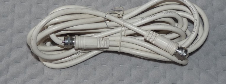 Kabel antenowy 3,8 m biały-1