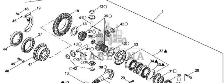 New Holland T6090 T6070 Przekładka 87674553-1